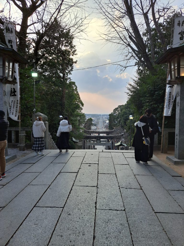宮地嶽神社 光の道